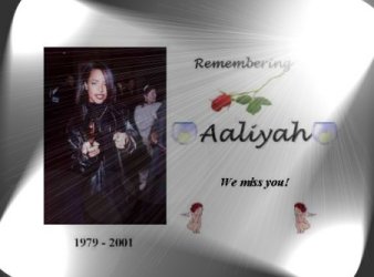 Memorial Plaque for Aaliyah