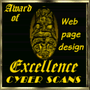 Cyber Scans Award Of Webpage Design Excellence