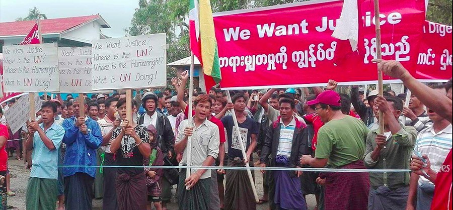Maungdaw Protest