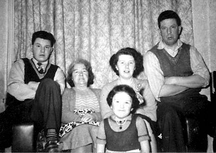 Ruth with her parents and siblings