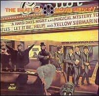 The Beatles' Movie Medley/I'm Happy Just To Dance With You (front) picture sleeve photo