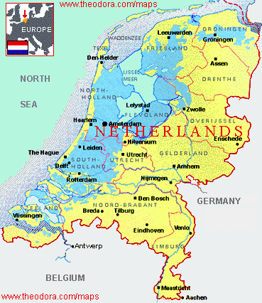 {Netherlands Map}