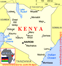 {Kenya Map}