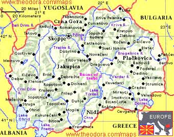 {Macedonia Map}