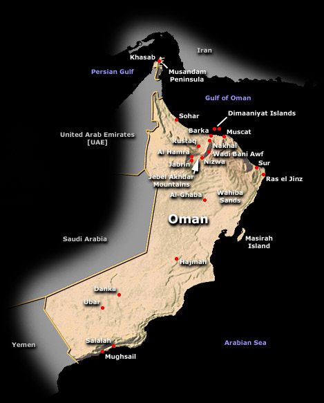 {Oman Map}