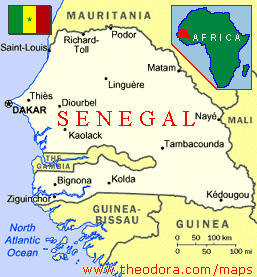 {Senegal Map}