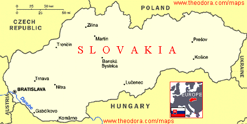 {Slovakia Map}