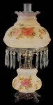 3111 - Victoria's Table Lamp - Carmine Mist - 23in. Tall