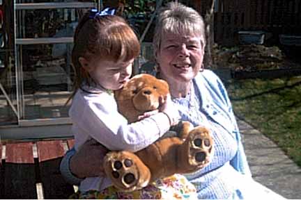 me my new ted and my great nan sue