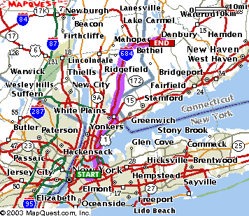 this is a map from 1-84 East