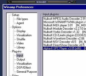 SNESAmp should automatically allow Winamp to load and play .SPC files once it has been installed.