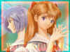 Preciosa imagen de Rey y Asuka (178251 bytes)