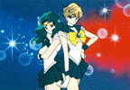 Sailor Neptune y Sailor Uranus