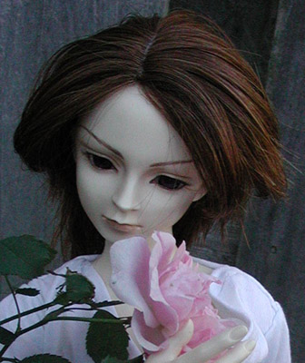 [Luka admires the roses]