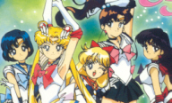 Image of the Sailor Scounts from VHS box.