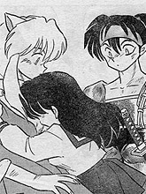 Kouga witnesses Kagome's love and devotion for only Inuyasha