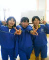 3 genki students from local secondary school