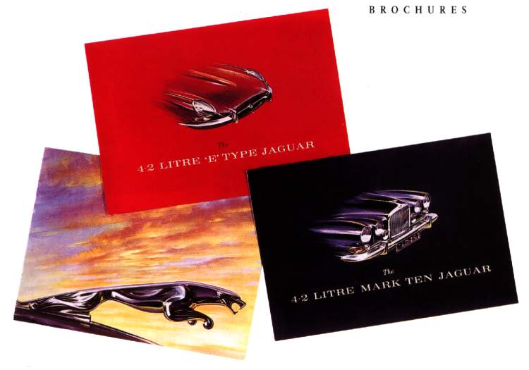 Jaguar Brochures MK-10,E-Type