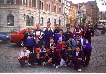 Nairi Junior team in Frederikshavn, Denmark, 1998