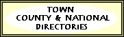 County & Town commercial and postal directories; membership & book subscription lists