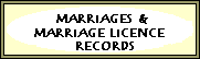 General Register Office indexes of marriages 1837-1950; parish and non-parochial marriages; Vicar General & Faculty Office indexes of marriage licences; miscellaneous marriage licence records