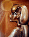 Oil: DIVINE PROTECTRESS, on of the goddesses from Tut's canopic shrine