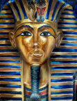 Oil: LIVING IMAGE OF AMUN, my favorite painting, my second attempt at Tut's mask.