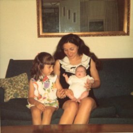 Me, Lori and Auntie Lina - July 1972