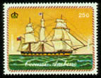 1977, Sailing Ships, 25 cents.