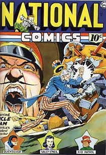 A Louis Fine cover for National Comics