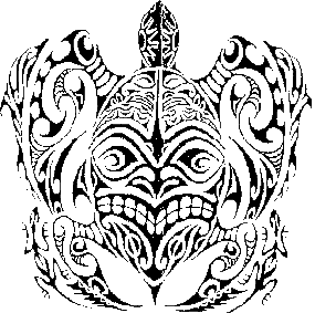 Polynesian Tattoo Line Drawings