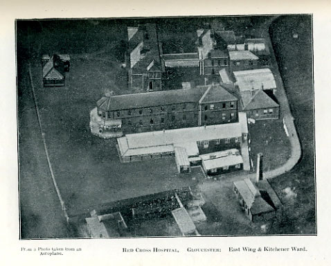 Aerial view of Gloucester VA hospital, 1915