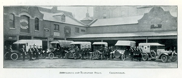 VAD transport staff, Cheltenham 1915