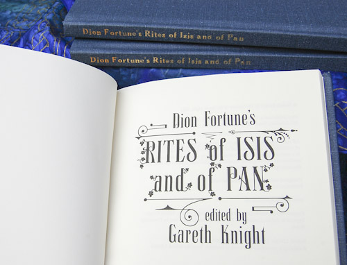 Dion Fortune's Rites of Isis and of Pan