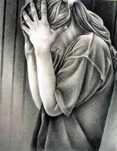 Grief. click to see more Anne Poperwell art!