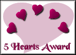 5 Hearts Award Homepage