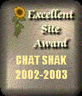 CHAT SHAK WEB AWARD PAGE