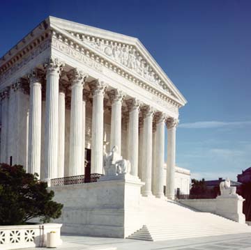 THE UNITED STATES SUPREME COURT BUILDING IN WASHINGTON, DC