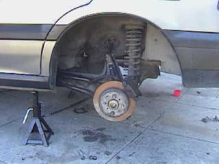 Rear disc after conversion