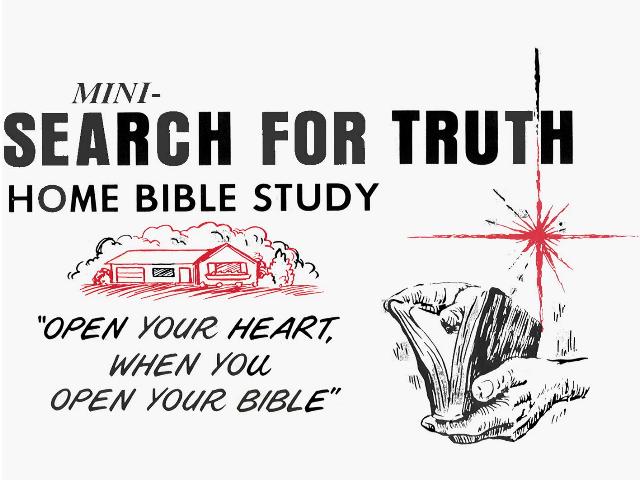 Search For Truth Bible Study Chart