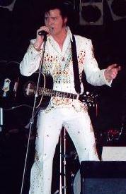 Shawn Barry in Bosnia Entertaining the NATO Troups as Elvis!