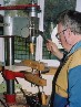 Morris Wadds making paddles for bellows