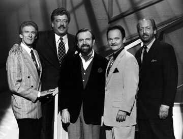Stage Hypnotist Harrison Smith with the Statler Brothers!