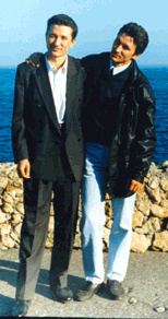My brother Igor (left) and me (right) near Black Sea.