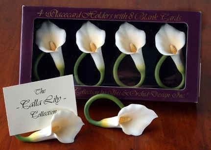 Calla Lily Placecard Holders