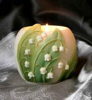 Lily of the Valley Votive Candle Holder