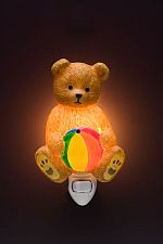 Teddy Bear with Beach Ball Night Light