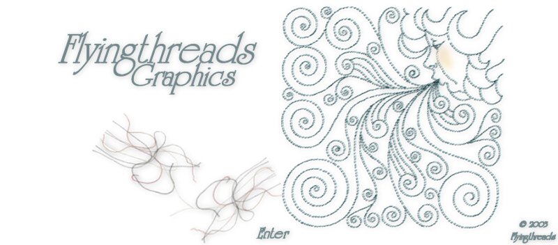 Enter Flyingthreads Graphics! Free graphics made with Paint Shop Pro 7.