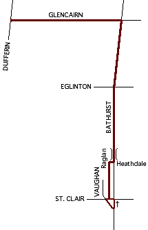 Bathurst route map