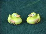 Sassy. These ducks are decorated with polka dots swirls and stripes. Not very heavy duty